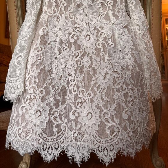 Bronx and Banco Colette Lace Long Sleeve Mini Dress - Picture 9 of 11